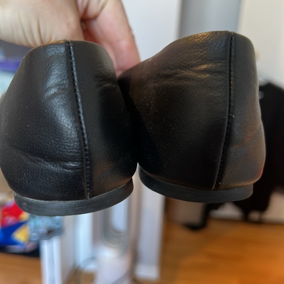 4/$20 Black Leather Flats - Picture 3 of 5